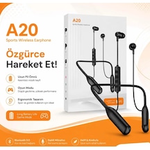 Nexer Plus A20 Bluetooth 5.4 Boyun Askılı Kulak İçi Kulaklık Nexer Plus A20 Bluetooth 5.4 Boyun Askılı Kulak İçi Kulaklık