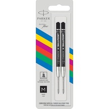 Parker Ekonomik Tükenmez Refill 2 Li Bls M Uç Siyah Çok Renkli