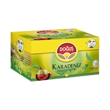 Doğuş Karadeniz Demlik Çay 100 3,2 G - Hafif Bergamot Aromalı Poşet Çay 3'li Ekonomik Paket - 3 Tarı 3.2 G