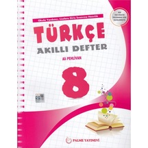 8 Sınıf Türkçe Akıllı Defter Palme Yay