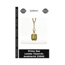 Özel Üretim Dekoratif Aksesuar Hediyelik Retro Vintage Pirinç Gaz Lamba Tasarımı Anahtarlık 2356g