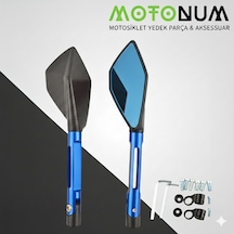 Sym Jet X 125 Modifiye Ayna-mavi Renk-a12894