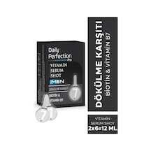 Daily Perfection Pro For Men Shot No:7 Dökülme Karşıtı Vitamin Serum 2 x 6 ML