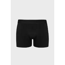 Lufian Solıd Erkek Pamuklu Boxer Siyah Siyah 111080036100100