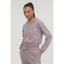 Lumberjack W-gf23 Bena Hoodıe 2pr Pastel Mor Kadın Sweatshirt 000000000101185088 Mor