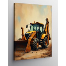 Kanvas Tablo İş Makinesinin Gücü 50cmx70cm