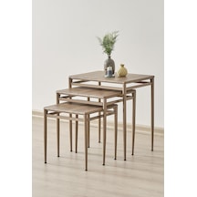 Ceviz Desen - Bronz Ayak