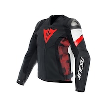 Dainese Avro 5 Deri Montu Beyaz - Kırmızı - Siyah