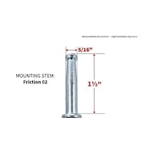 Shepherd Hardware 9406 Ofis Sandalyesi Tekerleği, Frenli Çift Tekerlek, 5 Cm, 8 Mm Şaft Çapı, 34 Kg Taşıma Kapasitesi, 2'li Paket, Siyah Ahşap