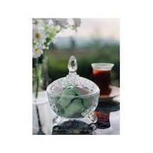 Hubrendy Tedarik Kristal Şekerlik Desenli Ayaklı Royaleks-81196 1456034
