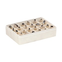 Tahtakale Toptancı Metal Pasta Duy Seti 24 Lü B047 Çok Renkli
