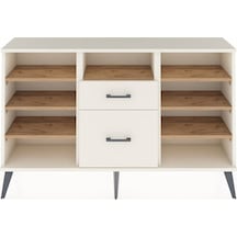 Arges Konsol 7 Raflı 2 Çekmeceli 132x30x83 Aytaşı-çam/aytaşı Çam/aytaşı