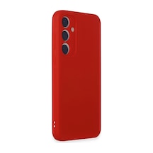 Newface - 486 - Samsung Uyumlu Galaxy A35 5g Kılıf First Silikon - Edntrend - - Kırmızı