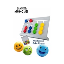 Master Abacus Rubik Abaküs Montessori Zeka Oyunu Dijital Oyun Kartları Ile Destekli