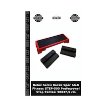 Delux Serisi Bacak Spor Aleti Fitness Step-500 Profesyonel Step Tahtası 90x37,5 Cm