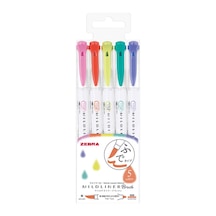 Zebra Mildliner Brush Pen Kalem Seti Wft8-5C-Hc