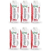 Pınar Protein Çilekli Laktozsuz Süt 500 Ml X 6 Adet