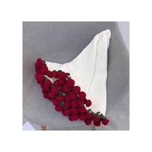 Çiçekli Battaniye, Şal Buket Battaniye Buketli Battaniye , Buket Şal Çapı 70cm
