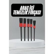5 Adet Oto Detaylı Temizleyici Araç İçi Temizlik Fırça Seti Koltuk Döşeme Kapı Toz Semeglbl - 97 Alma Fırçası