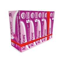 Kafem Pembe Nitril Eldiven Pudrasız S 100 Lü X 5 Paket