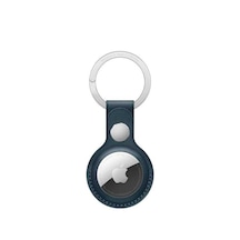 Wiwu Leather Key Ring Airtag Anahtarlık ZORE-218897 Mavi