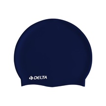 Delta Silikon Bone 25 Adet Yüzücü Havuz Deniz Bonesi Düz Renk Lacivert Çok Renkli