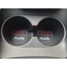 Audi Araç Bardaklık Altlığı , Audi Şişe Ve Bardak Altlığı, Audi Logolu Oto Bardaklık Altlığı