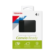 Toshıba Hdtp340ek3ca, Canvio Ready, 4tb, 2.5&amp Quot Usb 3.0, Taşınabilir, Harici Hdd, Black 63773982