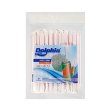 Dolphin Kağıtlı Pipet 100 Adet - Hijyenik Ve Çevre Dostu Tek Kullanımlık Pipet 8'li Avantaj Pak Tarı 100 G