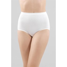 Blackspade 1314 Bayan Essential Yüksek Bel Büyük Beden Krem Slip