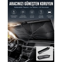 Tüm Araçlar İçin Şemsiye Güneşlik Ön Cama Uygun Özel Kaplama Akıllı Saat 72752920
