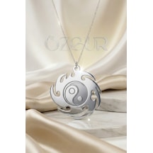 925 Ayar Gümüş Yin Yang Kolye