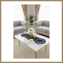 Bezos Dantel Detaylı Oval Siyah Runner 115x35cm 22