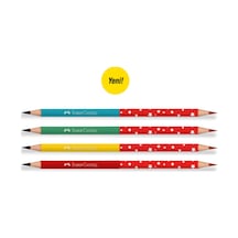 Faber-castell Başlık + Kurşun Kalem Çift Uçlu Kırmızı Siyah 5132000001 72 Li Paket Karışık