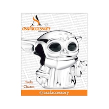 Star Wars Yoda Charm Gümüş Kaplama
