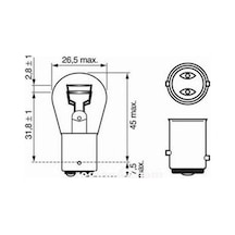BOSCH FIAT 500L 1016 Ampul / Sinyal Ampulü 2012 - 2017