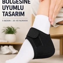 S Beden Topuk Çorabı 36-40 Numara Ayarlanabilir Cırtlı Topuk Destekleyici