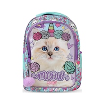 Muggle Pretty Cat Okul Çantası Çok Renkli
