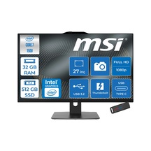 MSI MODERN AM272P 1M-1205XTRF12 Core 7 150U 32 GB 512 GB SSD 27" Free Dos AIO Masaüstü Bilgisayar