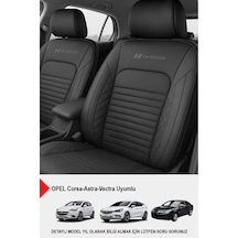 İstanbul Serisi Deri Oto Koltuk Kılıfı Opel Corsa-astra-vectra Uyumlu