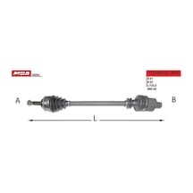 7700110482 Aks Sag Abslı Yaylı Renault Clıo Iı Kangoo 1.5dcı 05-08 "ınce Freze" -70701-mar