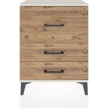 Arges Komodin Tek Raflı 2 Çekmeceli 60x30x80 Aytaşı-çam Aytaşı