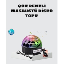 Taşınabilir Mini Disko Topu Lamba - Müzikle Senkronize Işık Efekti Ve Parti Atmosferi