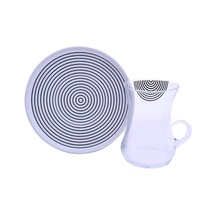 Decorium M02051 Monochrome Çay Takımı Kulplu 12 Parça