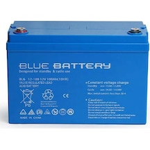 Blue Battery 12 Volt 100 Amper Jel Akü Derin Döngü Blg12-100 Deep