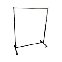 Tek Katlı Ayarlanabilir Tekerlekli Stant, Askılık, Elbise Askılığı, Mağaza Askılığı 120x140 Cm Diğer