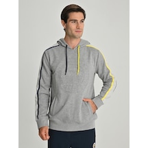 Fenerium Erkek Trıbun Kol Detaylı Sweat Gri Melanj
