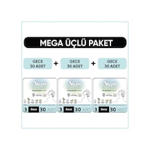 Bio Natural Premium Plus Hijyenik Ped Mega Paket Gece 30x3 90 Adet