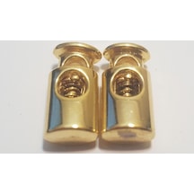 1 Çift Tek Delikli İp Stoperi Ölçü 1 Cm X 1.9 Cm