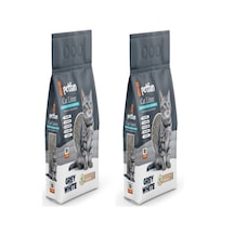 Petfan Grey&white Doğal Kokusuz Kedi Kumu 10lx2 Adet